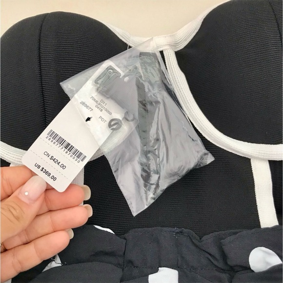 BEBE 2 369$ Polka Dot Bustier Whiney Gown - Picture 10 of 10